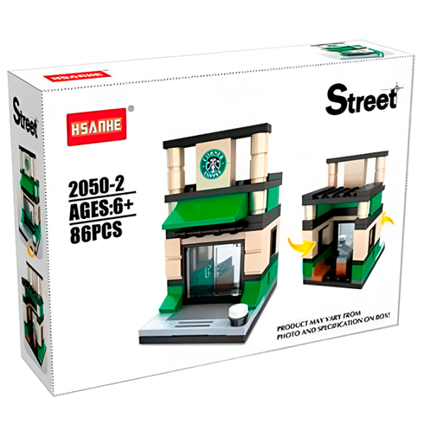 Конструктор Hsanhe 1068016 Городской центр/ Разноцветный photo 1