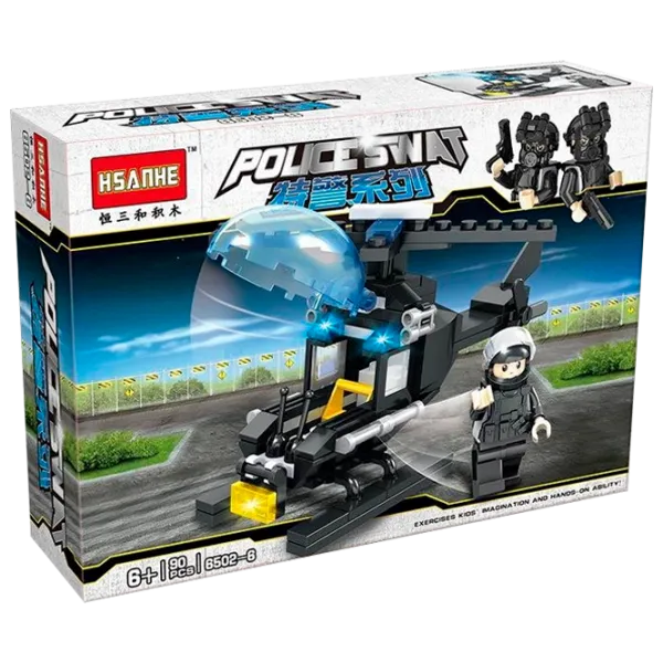 Конструктор Hsanhe 1068027 Полиция/ Черный photo 1