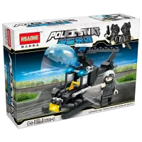 Конструктор Hsanhe 1068027 Полиция/ Черный