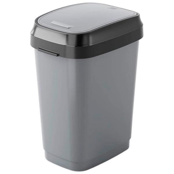 Coș de gunoi Kis 49349 50 l/ Plastic/ Grey photo 1