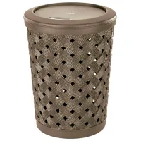 Coș de gunoi Tontarelli Arianna 12 l/ Plastic/ Brown