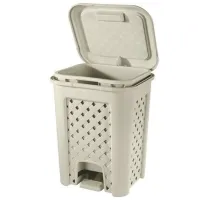 Coș de gunoi Tontarelli Arianna 18 l/ Plastic/ Brown