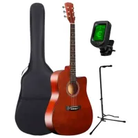 Chitară acustică Enjoy Set 2 M4101 CF 4/ 4, Dreadnought, Brown