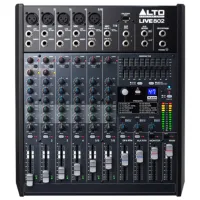 Миксер Aналоговый Alto Live 802 пассивный / 20 Гц - 22 кГц / Черный