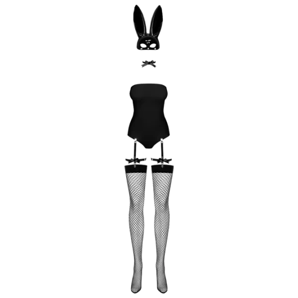 Комплект нижнего белья Cottelli Bunny Costume (S/ M) Черный photo 1