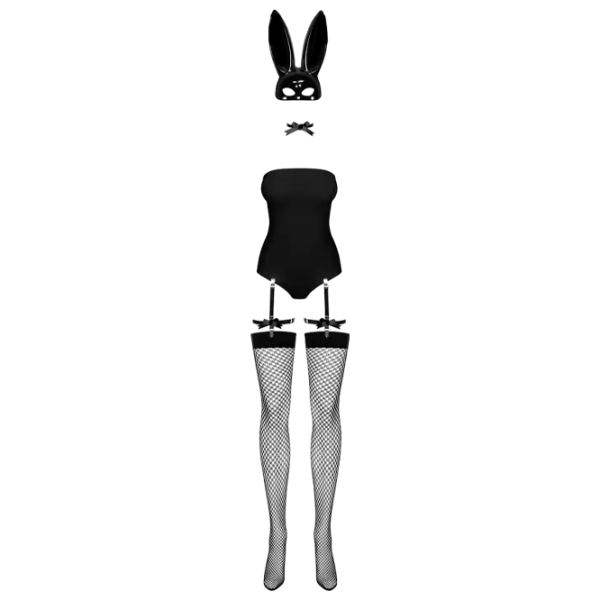 Комплект нижнего белья Cottelli Bunny Costume (S/ M) Черный photo 1