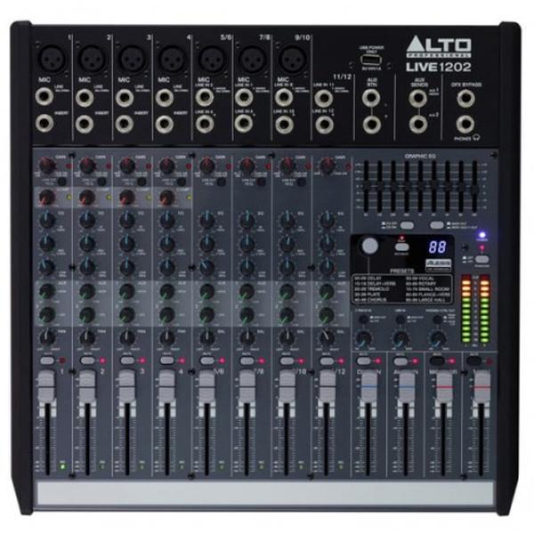 Mixer Analog Alto Live 1202 activ / 20 Hz - 20 kHz / Black photo 1