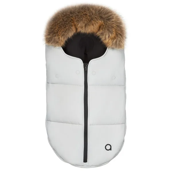 Husă pentru picioare Anex FW02 Blană artificială, poliester/ Light Gray photo 1