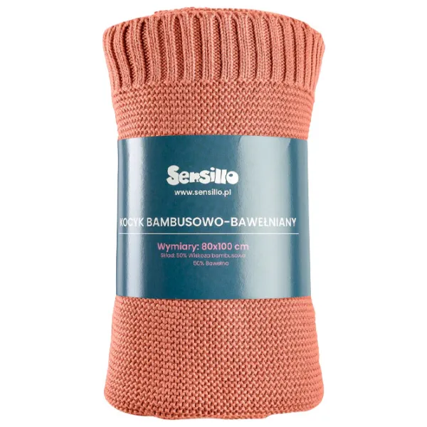 Одеяло Sensillo Coral Хлопок/ Оранжевый photo 1 Одеяло Sensillo Coral Хлопок/ Оранжевый photo 1