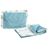 Lenjerie de pat pentru copii Sensillo 46031 Bumbac/ Blue