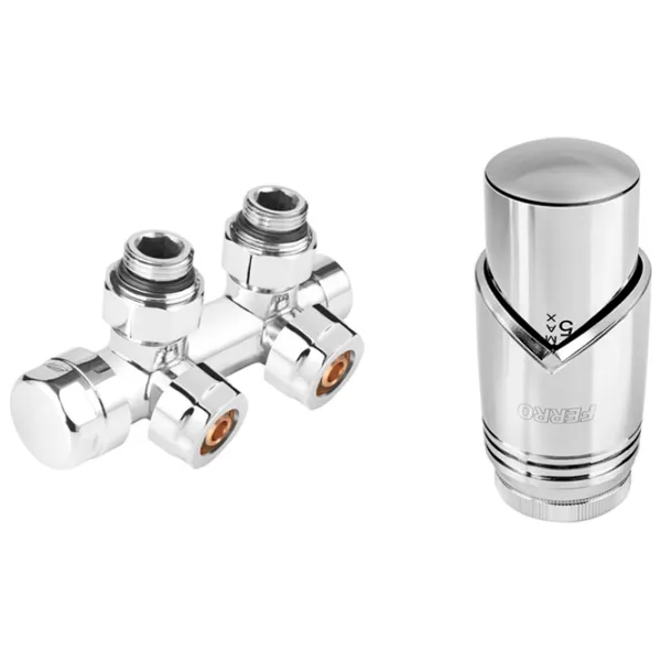 Set termostatic Ferro ZTD30CR Inox photo 1
