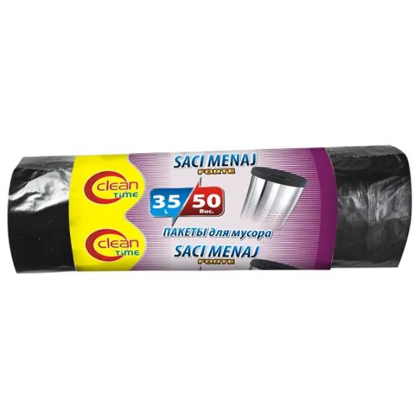 Мешки для мусора Clean Time 4820012349814 Количество в наборе - 50 photo 1