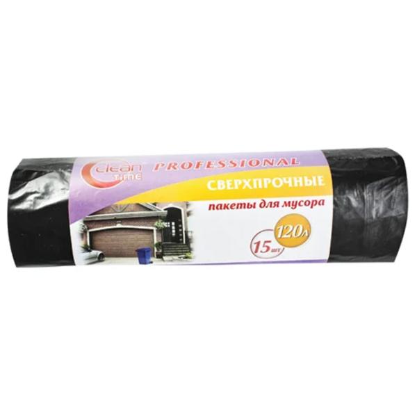 Мешки для мусора Clean Time 4820012349906 Количество в наборе - 15 photo 1