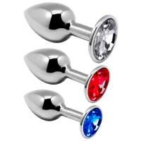 Анальная игрушка Alive Metal Plug Серебристый