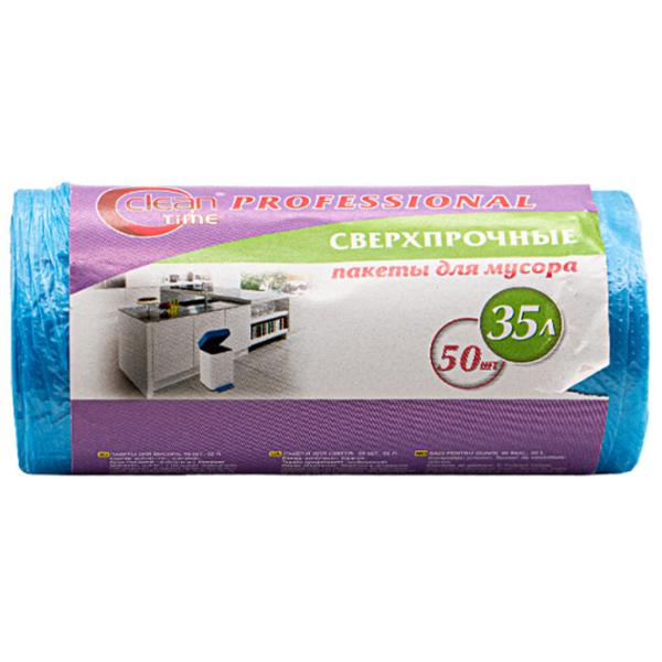 Мешки для мусора Clean Time 4820012349883 Количество в наборе - 50 photo 1