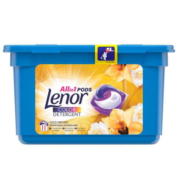 Detergent Lenor Pods Gold Orchid 0.29 kg  Număr spălări: 11 photo 1 Detergent Lenor Pods Gold Orchid 0.29 kg  Număr spălări: 11 photo 1