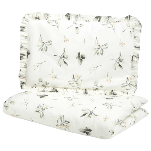 Детское постельное бельё Sensillo Olive (43784 ) Хлопок/ Белый Зелёный photo 1