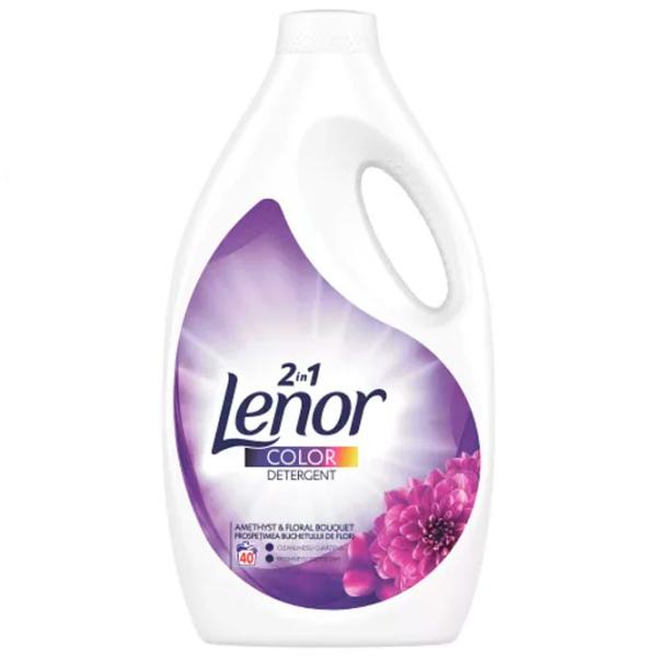 Gel de spălare Lenor Amethyst & Floral Bouquet 2.2l Număr spălări: 40 photo 1 Gel de spălare Lenor Amethyst & Floral Bouquet 2.2l Număr spălări: 40 photo 1