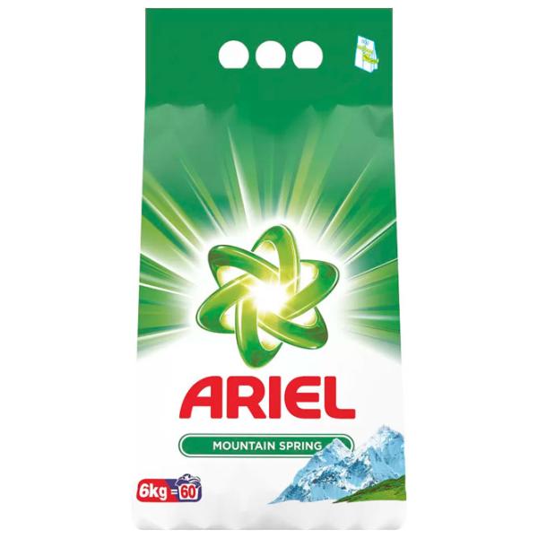 Detergent Ariel Mountain Spring 6 kg  Număr spălări: 60 photo 1