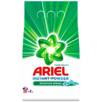 Моющее средство Ariel Mountain Spring 2 кг  Количество стирок: 20