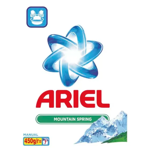 Detergent Ariel Mountain Spring 0.45 kg  Număr spălări: 7 photo 1