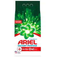 Detergent Ariel Ultra Oxi Effect 7.2 kg  Număr spălări: 72
