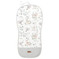 Матрасик для коляски Sensillo Wafel Хлопок/ Белый