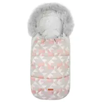 Чехол для детской коляски Sensillo Olaf Флис/ Розовый