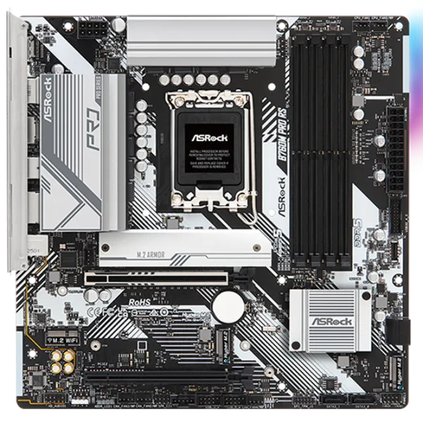 Материнская плата ASRock B760M PRO RS mATX/ Intel B760M photo 1