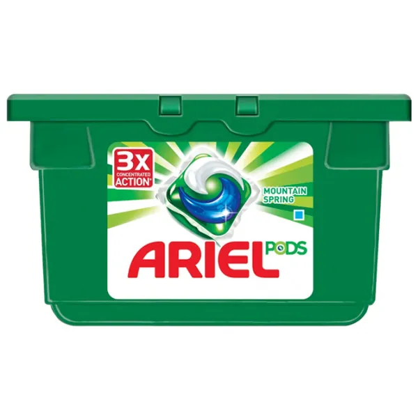 Detergent Ariel Pods Mountain Spring Gel 1.08 kg  Număr spălări: 40 photo 1 Detergent Ariel Pods Mountain Spring Gel 1.08 kg  Număr spălări: 40 photo 1