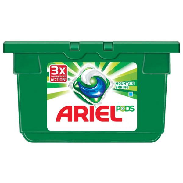 Detergent Ariel Pods Mountain Spring Gel 1.08 kg  Număr spălări: 40 photo 1 Detergent Ariel Pods Mountain Spring Gel 1.08 kg  Număr spălări: 40 photo 1