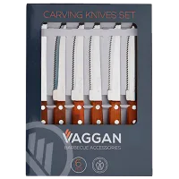 Набор ножей Vaggan 12050 Нержавеющая сталь/ Серебристый