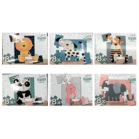 Puzzle 2D PS Animale 3+/ Numărul de piese: 8