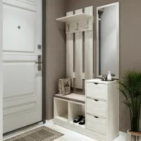 Комплект для прихожей ML-Mobila № 4 (976) ЛДСП/ White