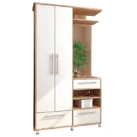 Dulap pentru antreu Sokme Niagara PAL/ White