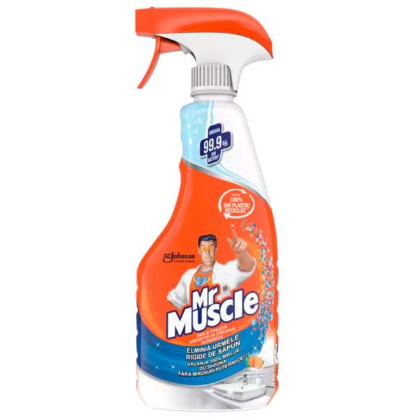 Soluție Mr. Muscle 5 in 1 Bathroom 1750047 Spray/ pentru a adăuga strălucire photo 1