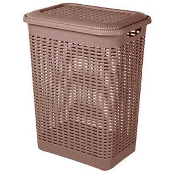 Coș pentru rufe Bytplast Econova 30 l/ Polipropilenă/ Brown photo 1