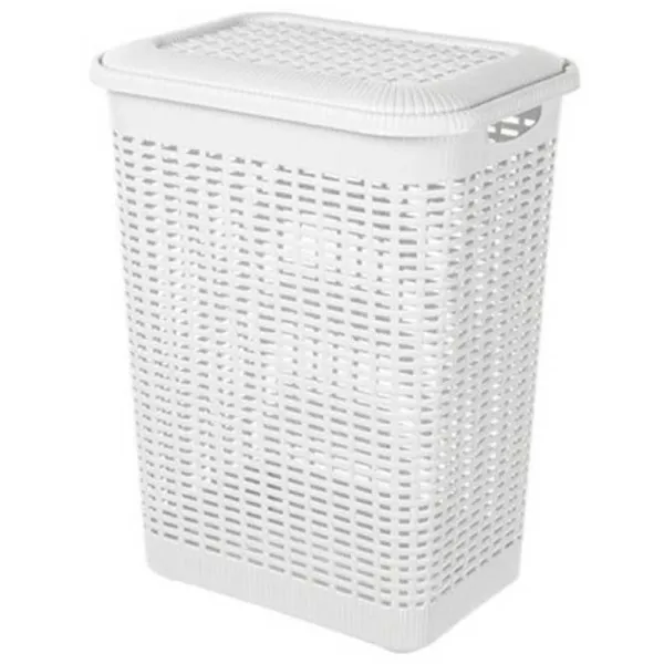 Coș pentru rufe Bytplast Econova 30 l/ Polipropilenă/ White photo 1