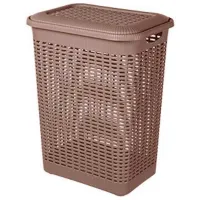 Корзина для белья Bytplast Econova 50 л/ Пластик/ Коричневый