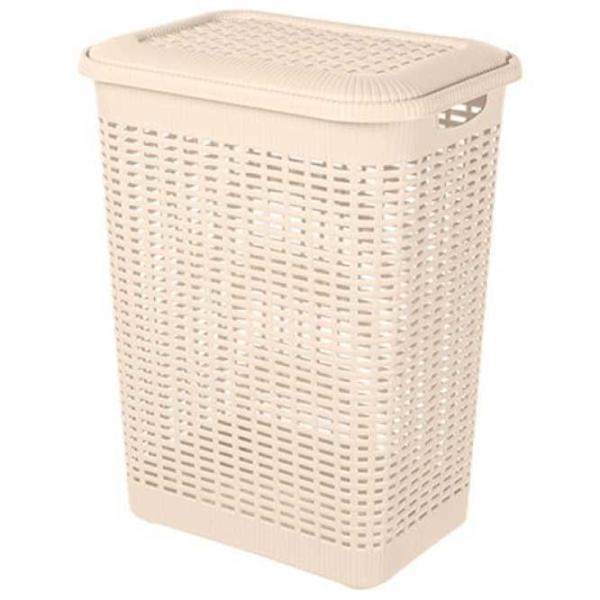Coș pentru rufe Bytplast Econova 50 l/ Plastic/ Beige photo 1