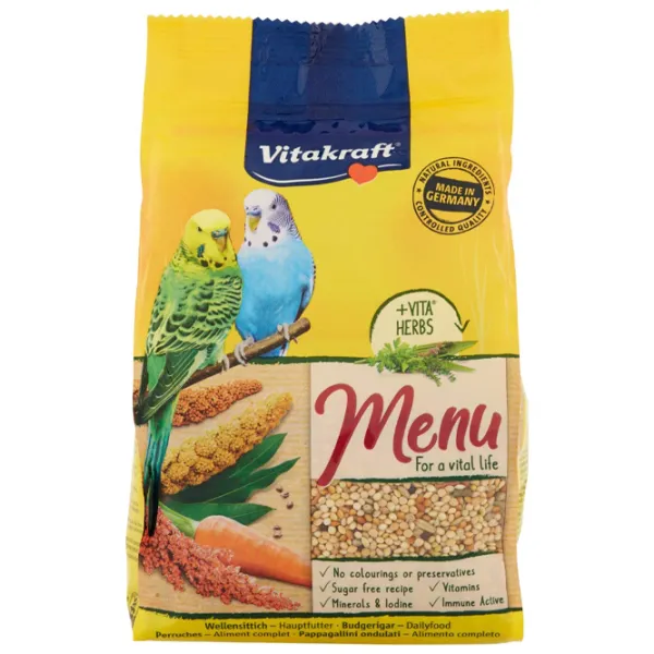 Корм для попугаев Vitakraft Budgies 0.5 кг photo 1