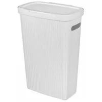Корзина для белья Bytplast Econova Velvet 45 л/ Пластик/ Белый