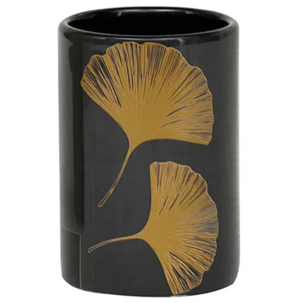Pahar pentru periuțe de dinți Tendance Gingko Piatră/ Black/ Pe masă photo 1 Pahar pentru periuțe de dinți Tendance Gingko Piatră/ Black/ Pe masă photo 1