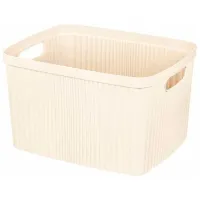 Coș pentru rufe Bytplast Econova Velvet 35 l/ Plastic/ Beige