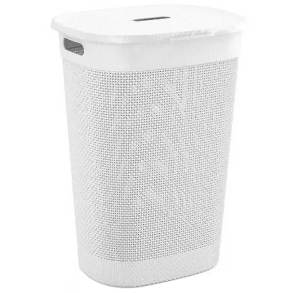 Coș pentru rufe Kis Filo 55 l/ Plastic/ White photo 1