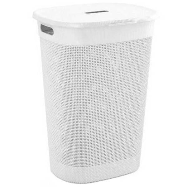 Coș pentru rufe Kis Filo 55 l/ Plastic/ White photo 1