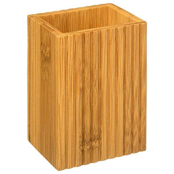 Стакан для зубных щёток 5Five Bamboo Бамбук/ Коричневый/ На столе photo 1