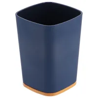 Pahar pentru periuțe de dinți Tendance Rubber Bambus/ Blue/ Pe masă