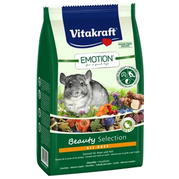 Корм для шиншил Vitakraft Emotion Beauty Все возрасты/ 0.6 кг photo 1