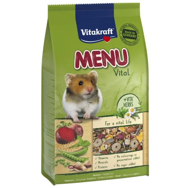Корм для грызунов Vitakraft Hamster Все возрасты/ 0.4 кг photo 1
